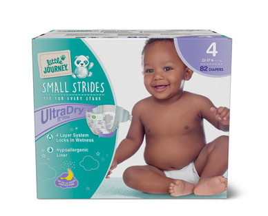 Club Pack Size 4 Baby Diapers - Little 