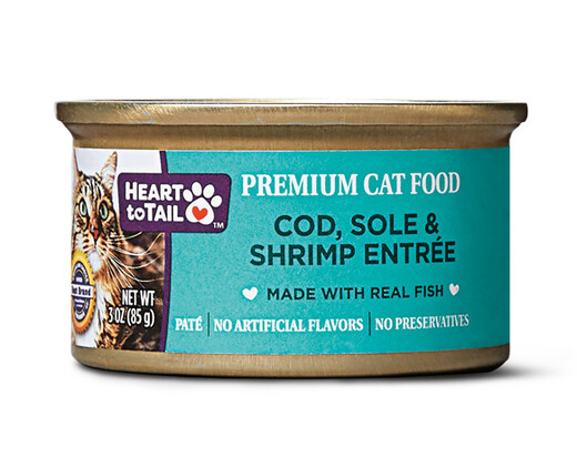 Heart to Tail Cod, Sole, &amp; Shrimp Cat Food