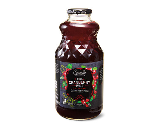 Specially Selected Premium One Hundred Percent Cranberry Juice
