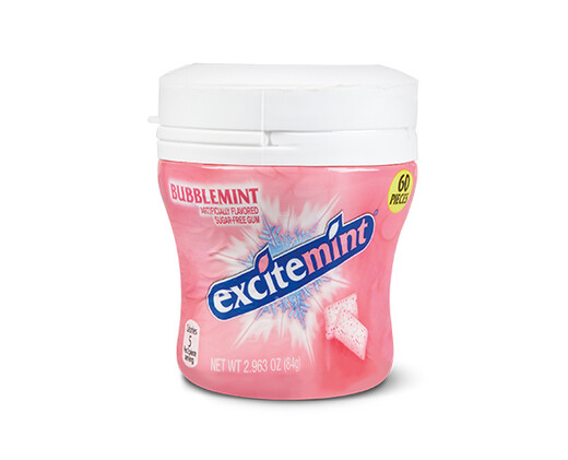 Excitemint Sugar Free Gum Car Pack - Bubblemint