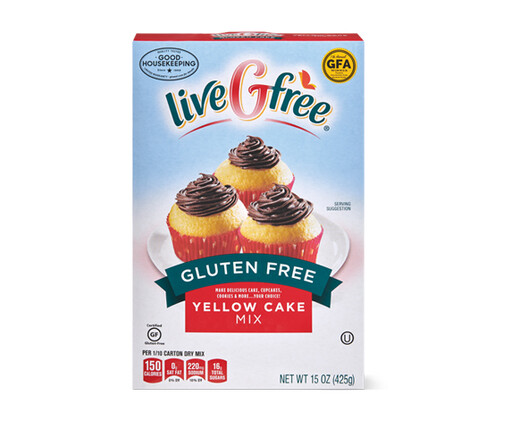 liveGfree Gluten Free Yellow Cake Mix