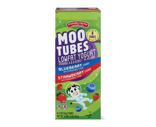 Friendly Farms Moo Tubes Strawberry &amp; Blueberry