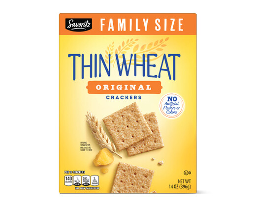 Savoritz Family Size Original Thin Wheat Crackers