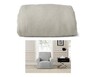 Huntington Home Snugfit Loveseat or Armchair Cover Gray In Use