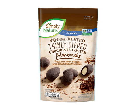 Simply Nature Cocoa Thinly Dipped Almonds