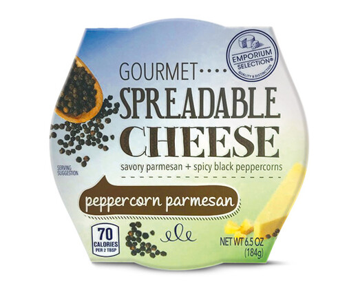 Emporium Selection Peppercorn Parmesan Gourmet Spreadable Cheese