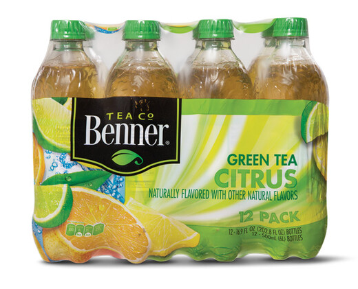 Benner Green Tea with Citrus 12 Pack