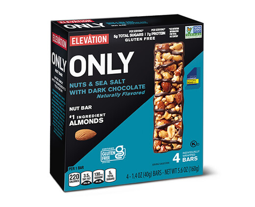 Elevation Nuts &amp; Sea Salt with Dark Chocolate Nut Bar