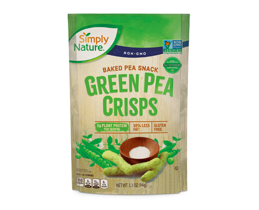 Simply Nature Green Pea Crisps
