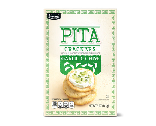 Savoritz Pita Crackers Garlic Chive