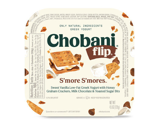 Chobani Flips S'mores Greek Yogurt