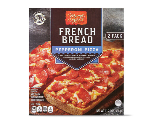 Mama Cozzi's Pizza Kitchen French Bread Pepperoni Pizza