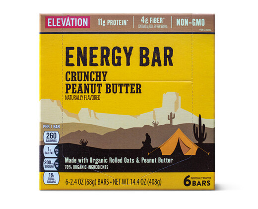 Elevation Crunchy Peanut Butter Energy Bars