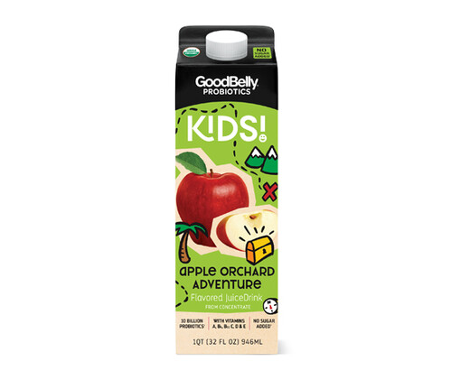Goodbelly Apple Kids Probiotic Drink