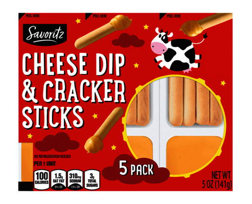 Savoritz Cheese Dip &amp; Cracker Sticks