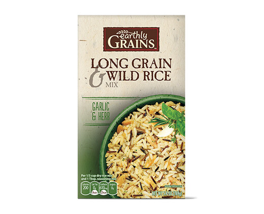 Earthly Grains Garlic &amp; Herb Long Grain &amp; Wild Rice