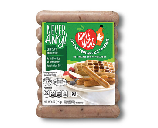 Never Any! Apple Maple Chicken Breakfast Sausage