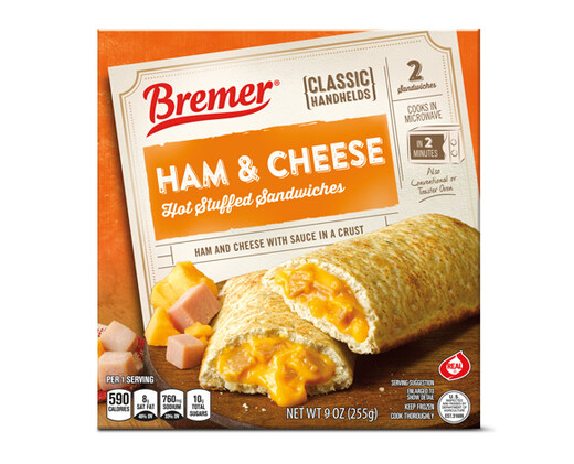 Bremer Stuffed Sandwiches Ham and Cheese