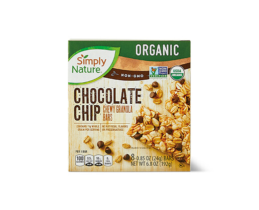 Simply Nature Organic Chocolate Chip Chewy Granola Bars