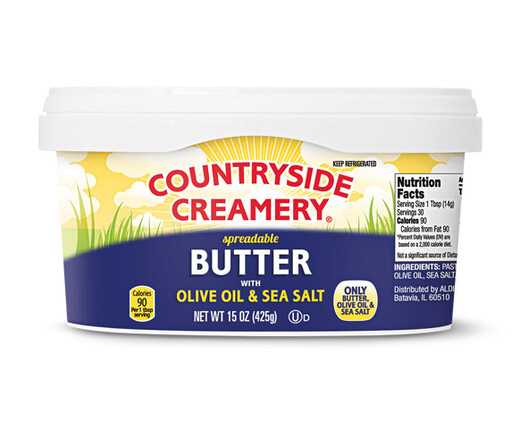 Countryside Creamery Spreadable Butter With Olive Oil Sea Salt