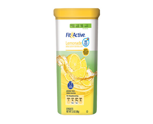 Fit &amp; Active 12 Qt. Lemonade Drink Mix