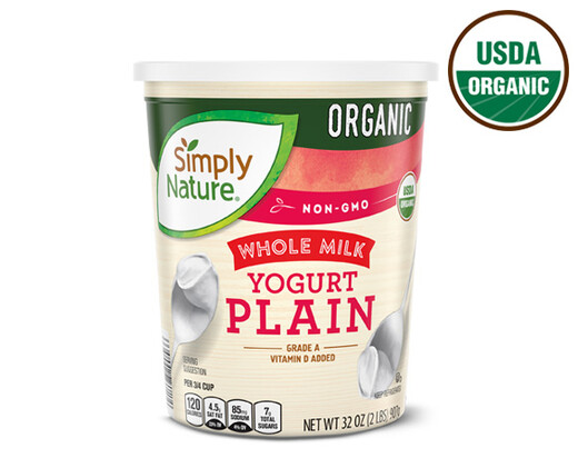 Simply Nature Organic Whole Milk Plain Yogurt