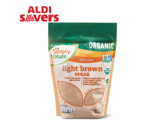 ALDI Savers Simply Nature Organic Light Brown Sugar