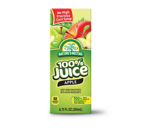 Nature's Nectar 100% Apple Juice Boxes