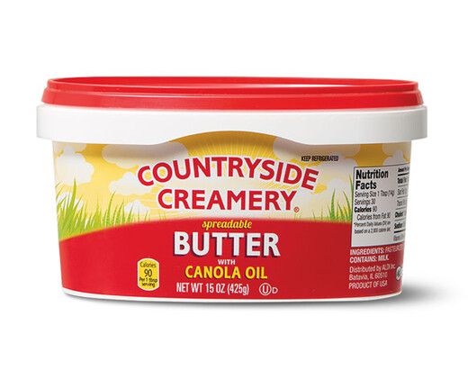 Countryside Creamery Spreadable Butter With Canola Oil
