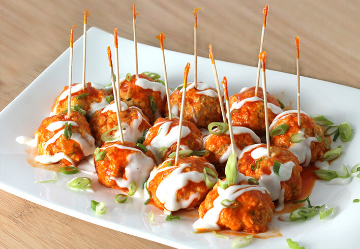 Buffalo Chicken Meatballs