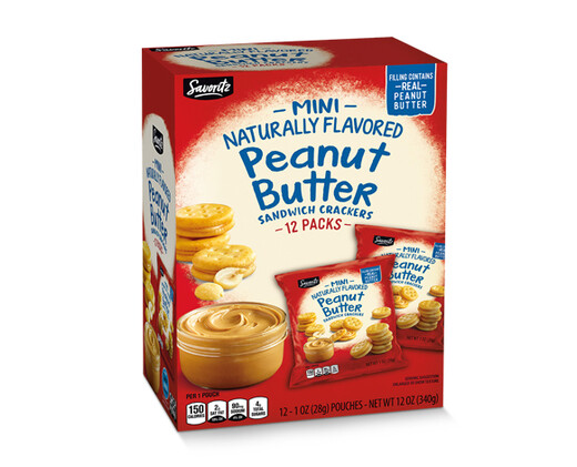 Savoritz Mini Peanut Butter Sandwich Crackers
