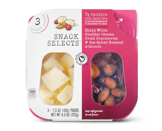 Park Street Deli Sharp White Cheddar, Cranberries &amp; Almonds Snack Selects