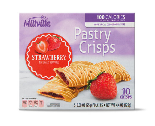 Millville Pastry Crisps - Strawberry