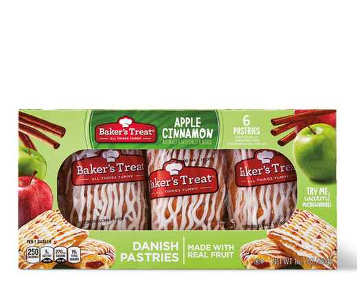 Baker's Treat Apple Cinnamon Danish