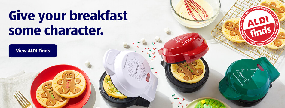 Give your breakfast some character. View ALDI Finds.