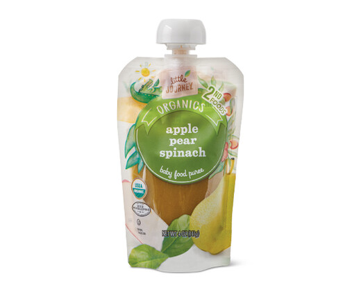 Little Journey Baby Food Apple, Pear and Spinach