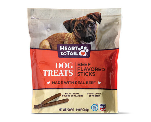 Heart to Tail Beef Sticks Dog Treats