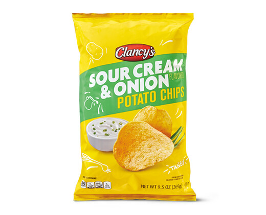 Clancy's Sour Cream &amp; Onion Potato Chips