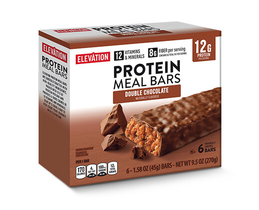 Elevation Double Chocolate Protein Meal Bars
