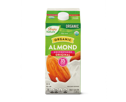 Unsweetened Almondmilk - Simply Nature | ALDI US