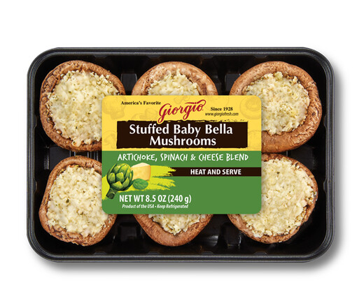 Spinach &amp; Artichoke Stuffed Mushrooms