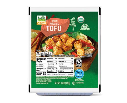 Earth Grown Firm or Extra Firm Organic Tofu