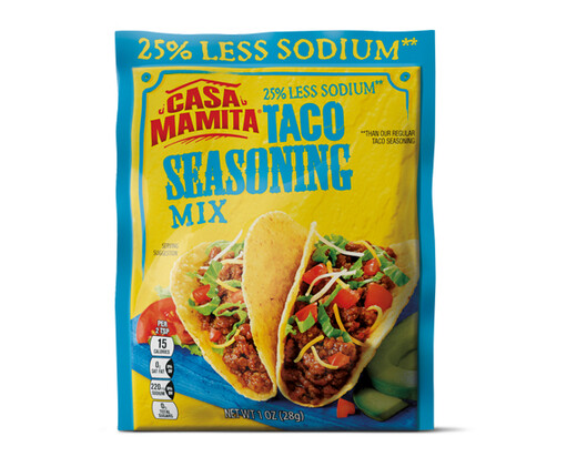 Casa Mamita Low Sodium Taco Mix Seasoning