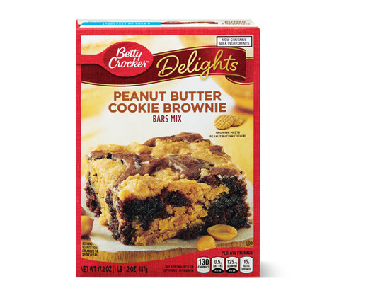 Betty Crocker Peanut Butter Cookie Brownie Bar Mix