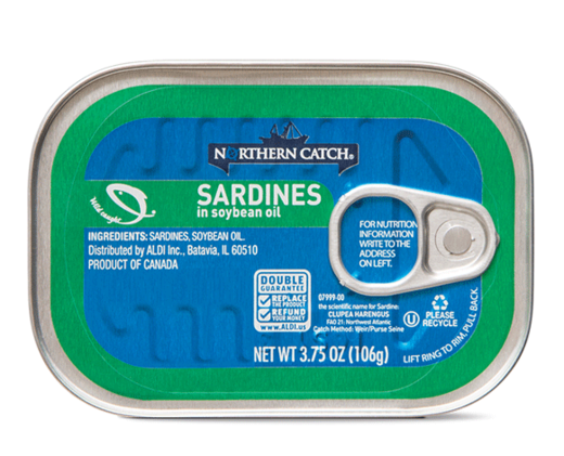 Northern Catch Sardines in Soybean Oil