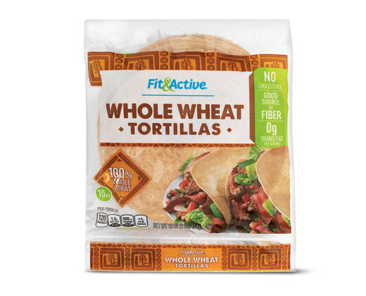 Fit &amp; Active® Whole Wheat Tortillas