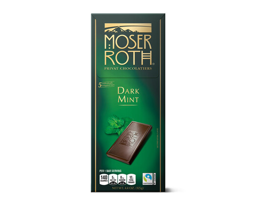 Moser Roth Dark Chocolate Mint Bar
