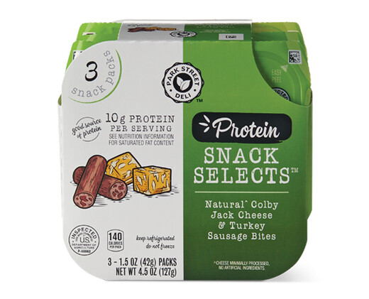 Park Street Deli Protein Snack Selects Turkey with Colby Jack