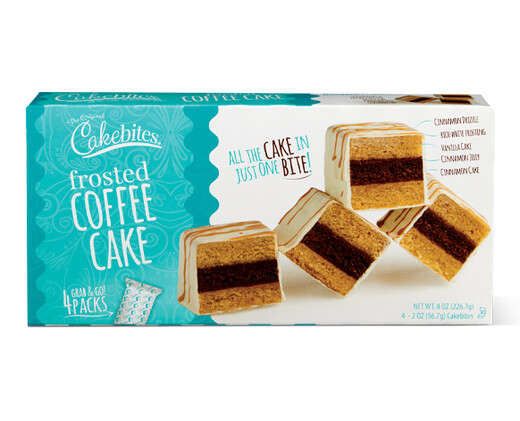 Cakebites Frosted Coffee Cake Bikes