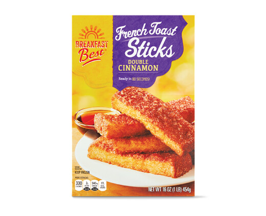 Breakfast Best Double Cinnamon French Toast Sticks